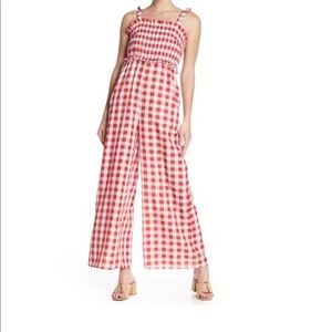 Gingham English Factory Jumpsuit